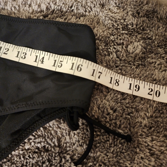 NWOT Side String Ties Bikini Bottom  Black Size 2xl - Picture 5 of 5